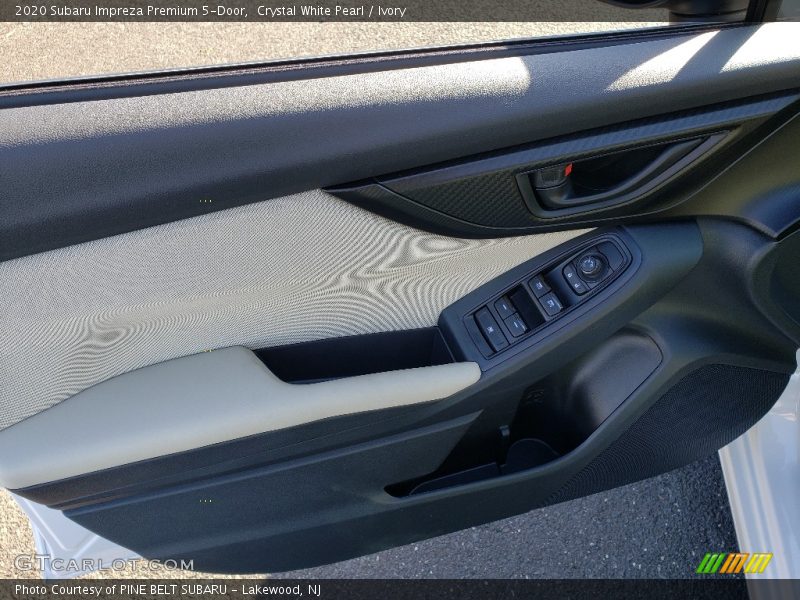 Crystal White Pearl / Ivory 2020 Subaru Impreza Premium 5-Door