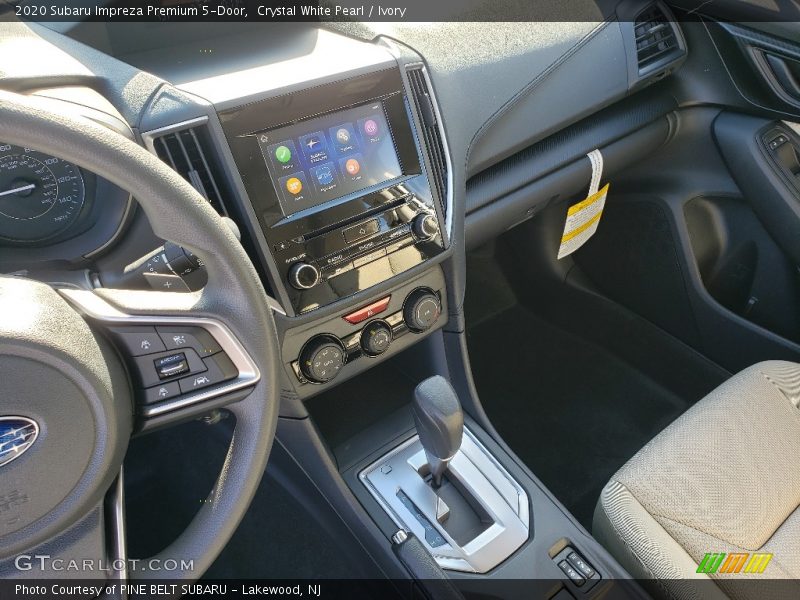 Crystal White Pearl / Ivory 2020 Subaru Impreza Premium 5-Door