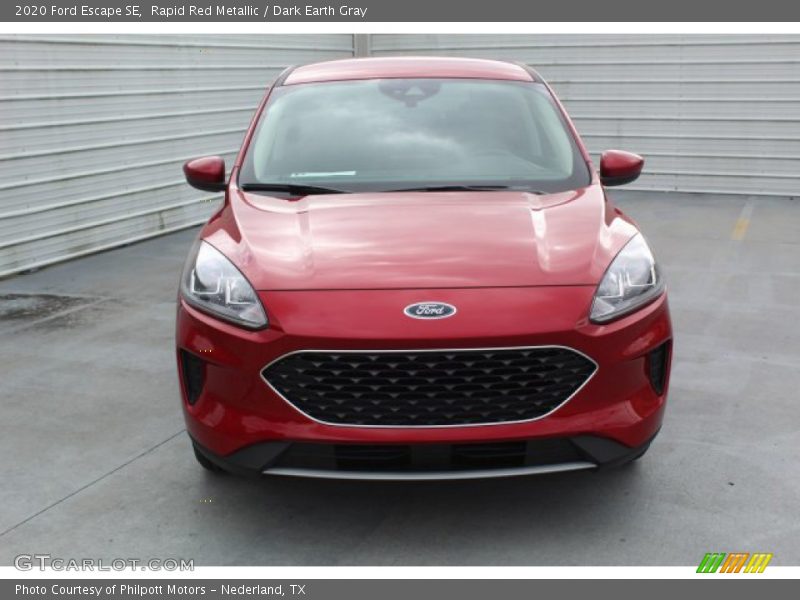 Rapid Red Metallic / Dark Earth Gray 2020 Ford Escape SE