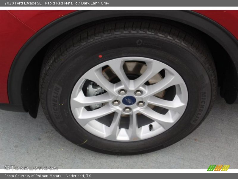 Rapid Red Metallic / Dark Earth Gray 2020 Ford Escape SE