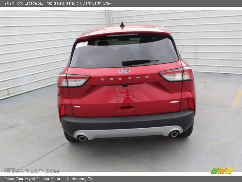 Rapid Red Metallic / Dark Earth Gray 2020 Ford Escape SE