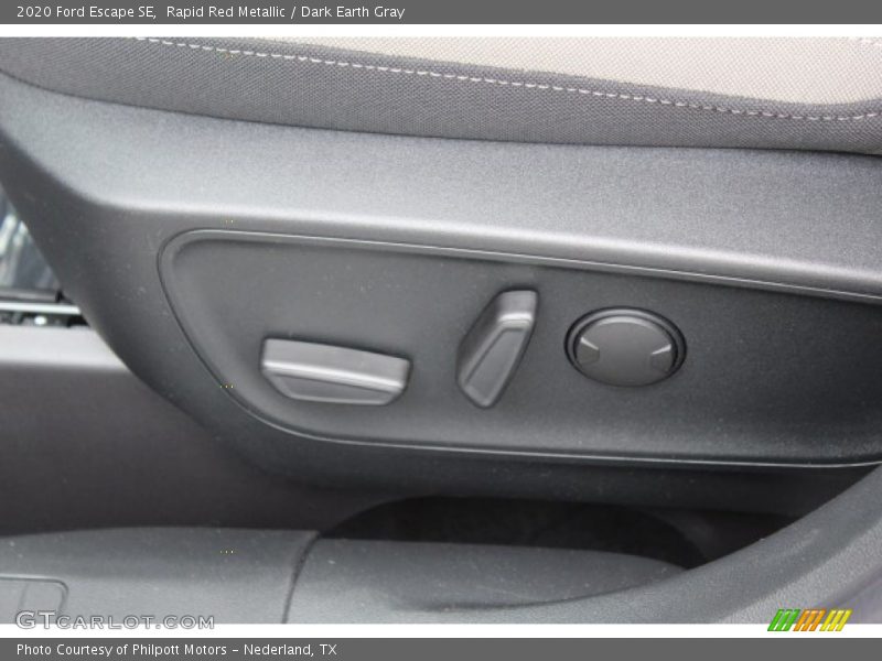 Rapid Red Metallic / Dark Earth Gray 2020 Ford Escape SE