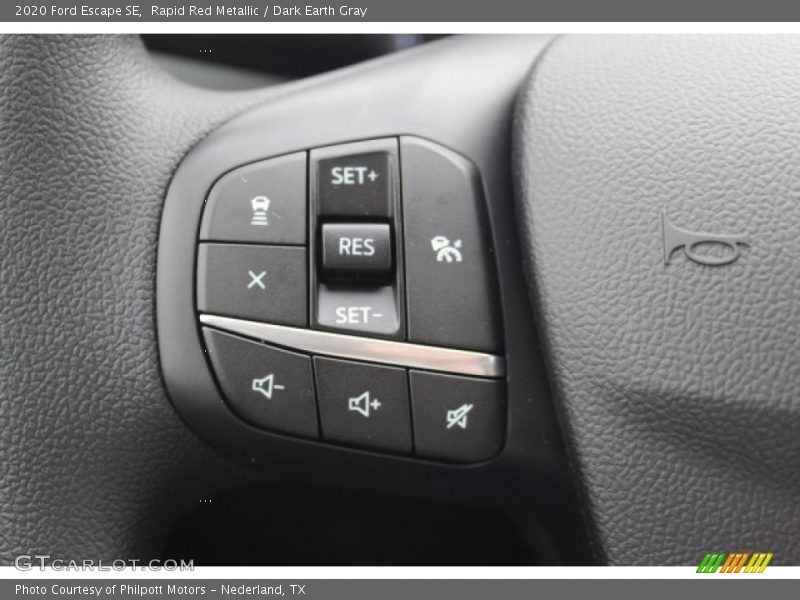 Rapid Red Metallic / Dark Earth Gray 2020 Ford Escape SE