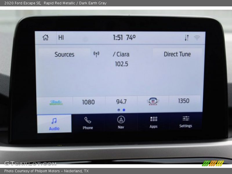 Rapid Red Metallic / Dark Earth Gray 2020 Ford Escape SE