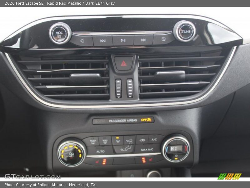 Rapid Red Metallic / Dark Earth Gray 2020 Ford Escape SE