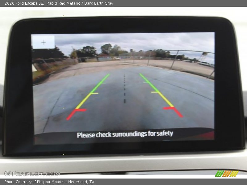 Rapid Red Metallic / Dark Earth Gray 2020 Ford Escape SE
