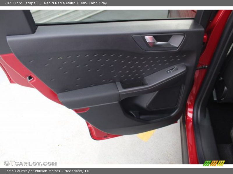 Rapid Red Metallic / Dark Earth Gray 2020 Ford Escape SE