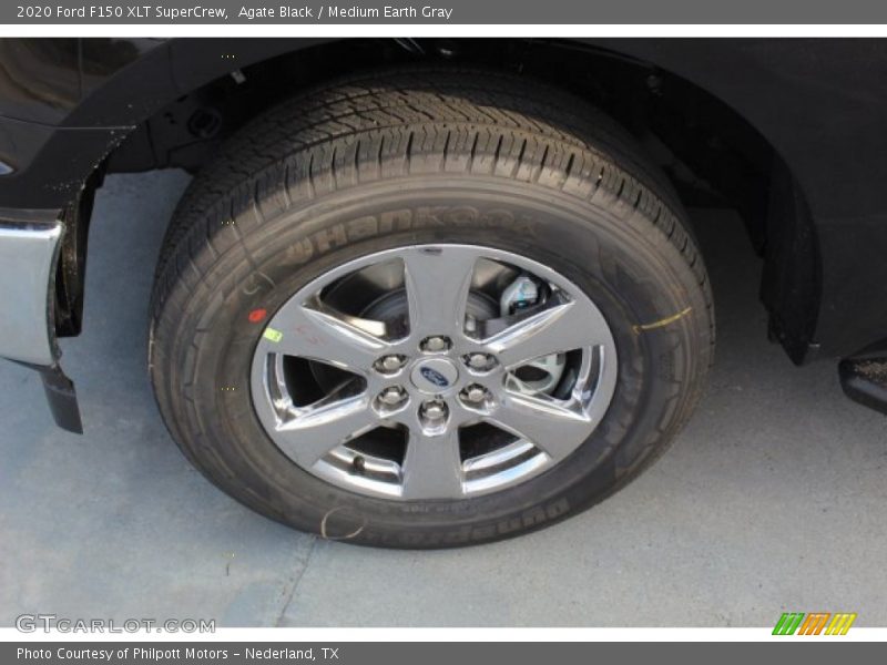 Agate Black / Medium Earth Gray 2020 Ford F150 XLT SuperCrew