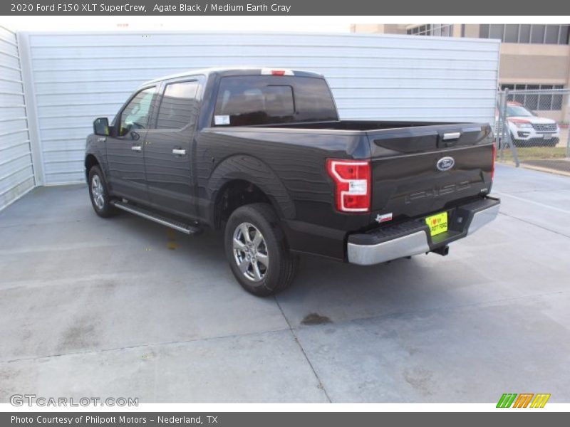 Agate Black / Medium Earth Gray 2020 Ford F150 XLT SuperCrew
