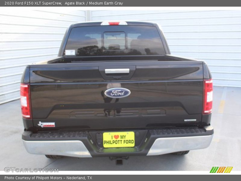 Agate Black / Medium Earth Gray 2020 Ford F150 XLT SuperCrew