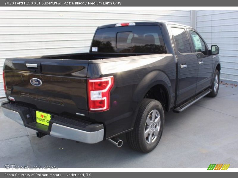 Agate Black / Medium Earth Gray 2020 Ford F150 XLT SuperCrew