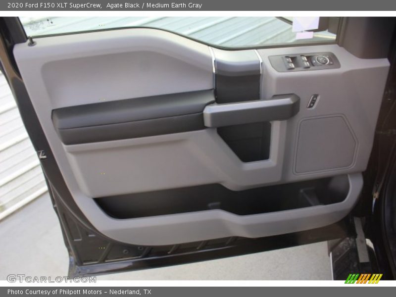 Agate Black / Medium Earth Gray 2020 Ford F150 XLT SuperCrew