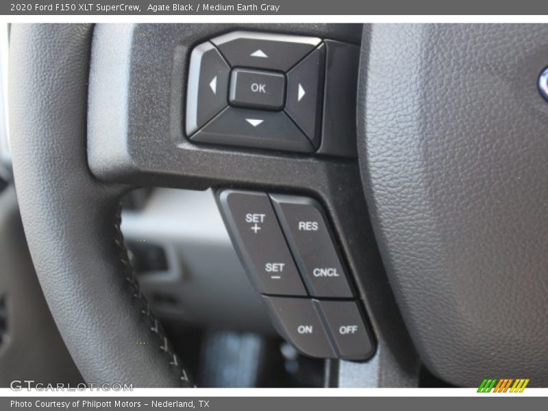 Agate Black / Medium Earth Gray 2020 Ford F150 XLT SuperCrew