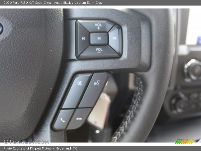 Agate Black / Medium Earth Gray 2020 Ford F150 XLT SuperCrew