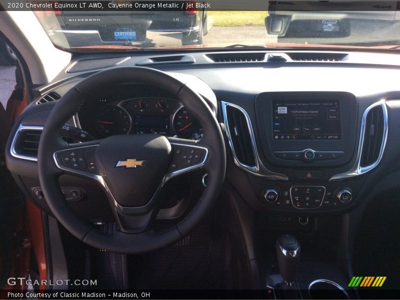 Cayenne Orange Metallic / Jet Black 2020 Chevrolet Equinox LT AWD