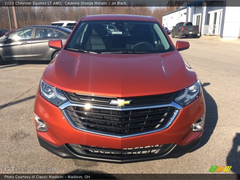 Cayenne Orange Metallic / Jet Black 2020 Chevrolet Equinox LT AWD