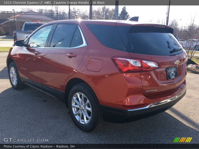 Cayenne Orange Metallic / Jet Black 2020 Chevrolet Equinox LT AWD