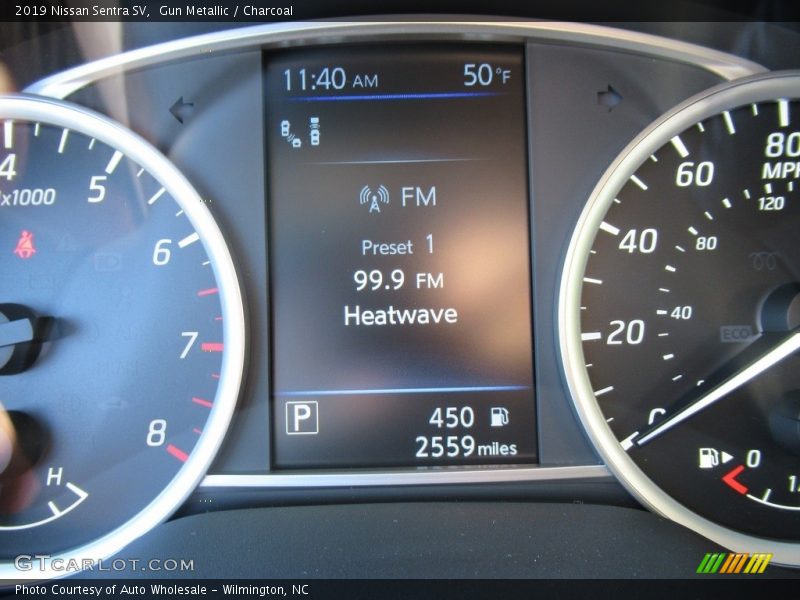 Gun Metallic / Charcoal 2019 Nissan Sentra SV
