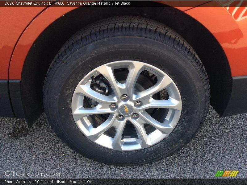 Cayenne Orange Metallic / Jet Black 2020 Chevrolet Equinox LT AWD