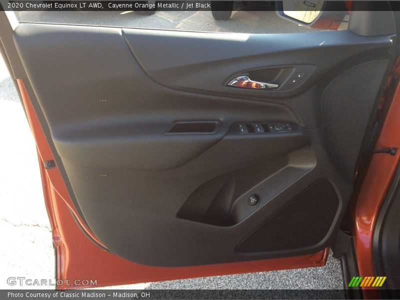 Cayenne Orange Metallic / Jet Black 2020 Chevrolet Equinox LT AWD
