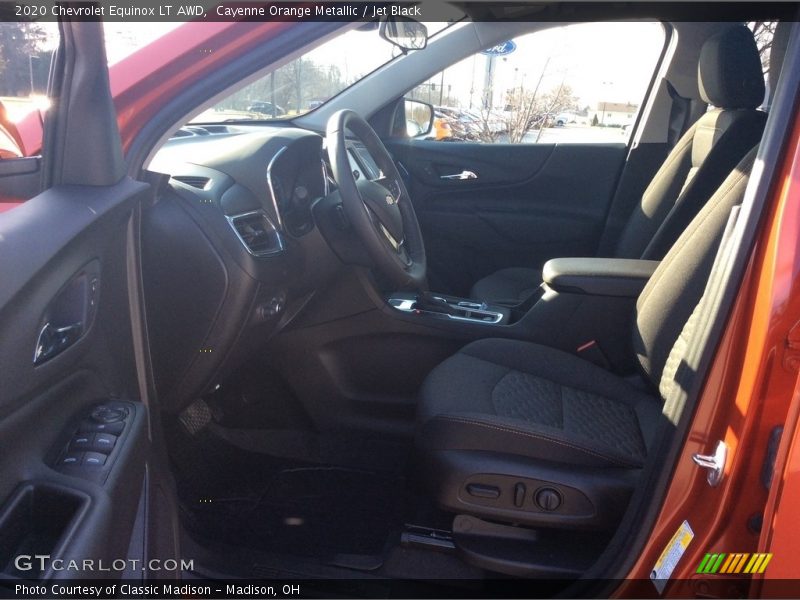 Cayenne Orange Metallic / Jet Black 2020 Chevrolet Equinox LT AWD