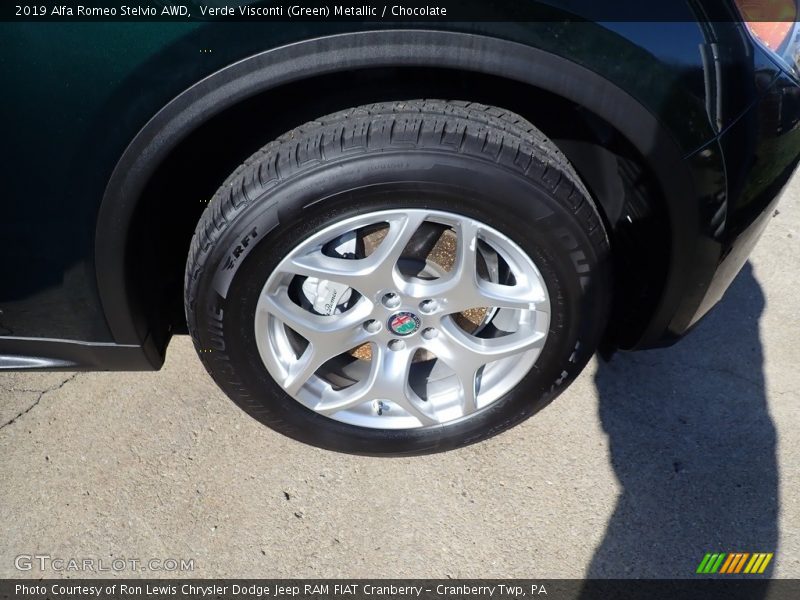 Verde Visconti (Green) Metallic / Chocolate 2019 Alfa Romeo Stelvio AWD