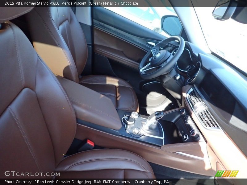Verde Visconti (Green) Metallic / Chocolate 2019 Alfa Romeo Stelvio AWD