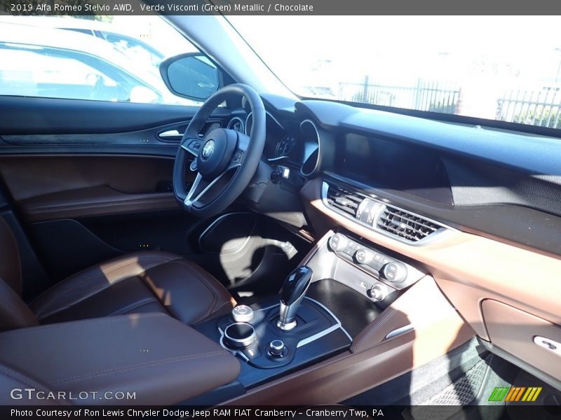 Verde Visconti (Green) Metallic / Chocolate 2019 Alfa Romeo Stelvio AWD