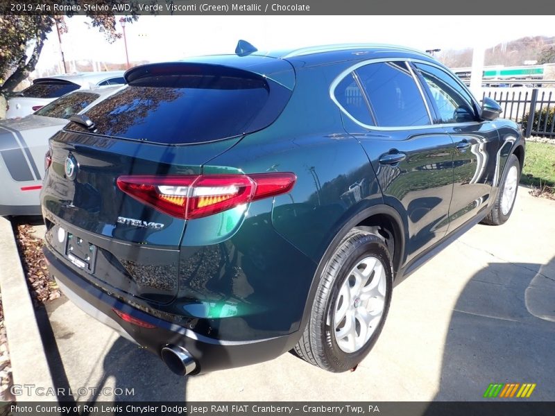 Verde Visconti (Green) Metallic / Chocolate 2019 Alfa Romeo Stelvio AWD