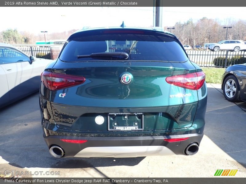 Verde Visconti (Green) Metallic / Chocolate 2019 Alfa Romeo Stelvio AWD