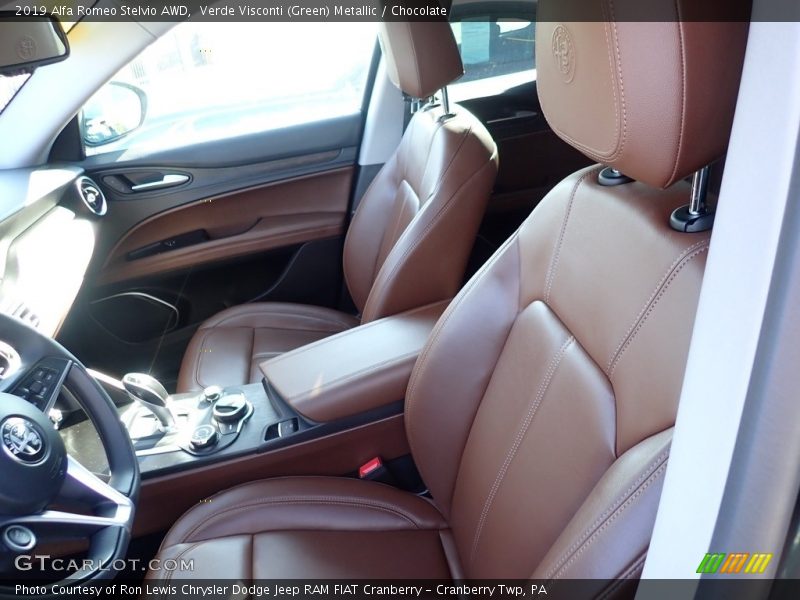 Verde Visconti (Green) Metallic / Chocolate 2019 Alfa Romeo Stelvio AWD
