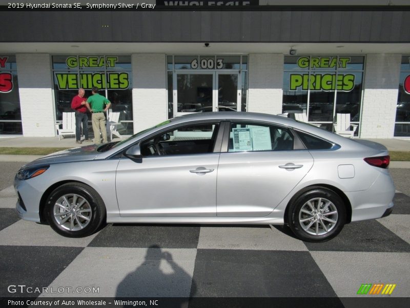 Symphony Silver / Gray 2019 Hyundai Sonata SE