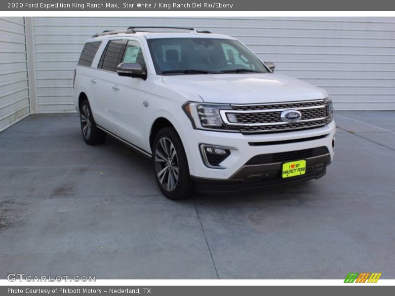 Star White / King Ranch Del Rio/Ebony 2020 Ford Expedition King Ranch Max