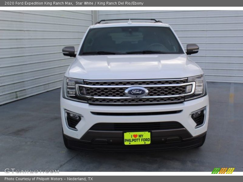 Star White / King Ranch Del Rio/Ebony 2020 Ford Expedition King Ranch Max