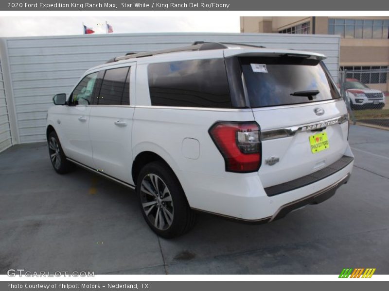 Star White / King Ranch Del Rio/Ebony 2020 Ford Expedition King Ranch Max