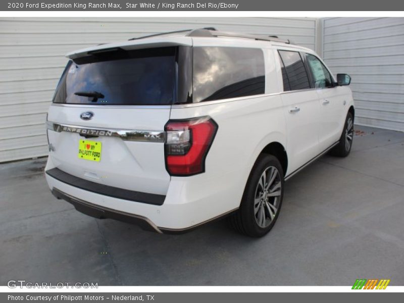 Star White / King Ranch Del Rio/Ebony 2020 Ford Expedition King Ranch Max