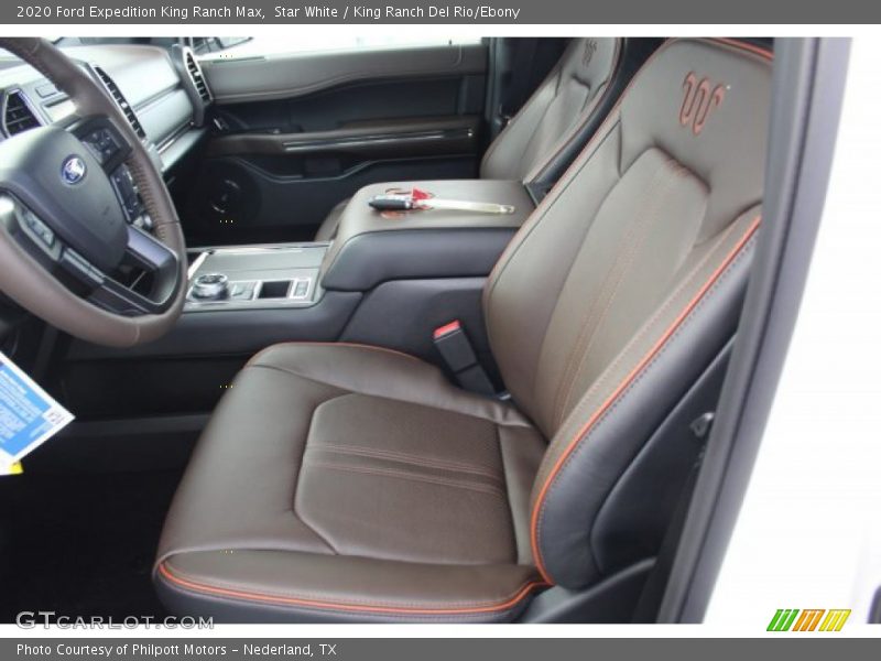 Front Seat of 2020 Expedition King Ranch Max