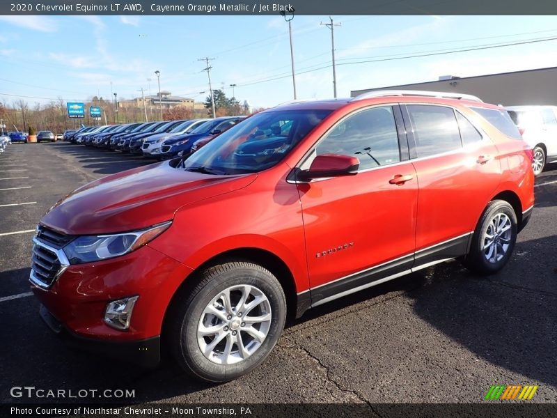 Cayenne Orange Metallic / Jet Black 2020 Chevrolet Equinox LT AWD