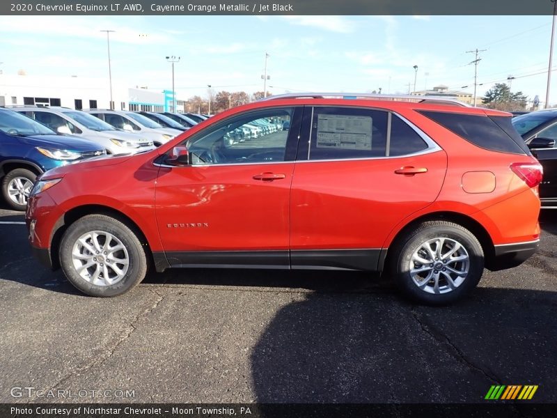 Cayenne Orange Metallic / Jet Black 2020 Chevrolet Equinox LT AWD