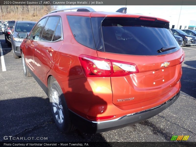 Cayenne Orange Metallic / Jet Black 2020 Chevrolet Equinox LT AWD