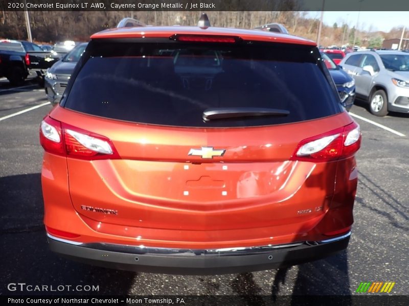 Cayenne Orange Metallic / Jet Black 2020 Chevrolet Equinox LT AWD