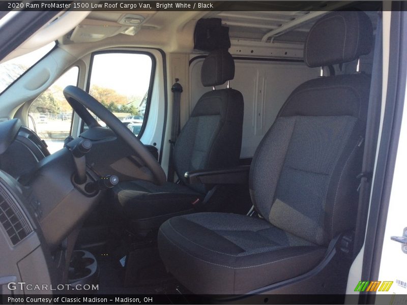  2020 ProMaster 1500 Low Roof Cargo Van Black Interior