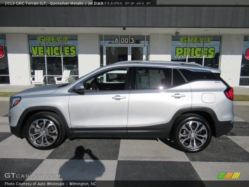 Quicksilver Metallic / Jet Black 2019 GMC Terrain SLT