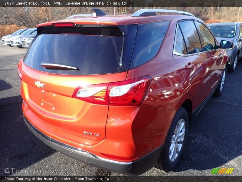 Cayenne Orange Metallic / Jet Black 2020 Chevrolet Equinox LT AWD