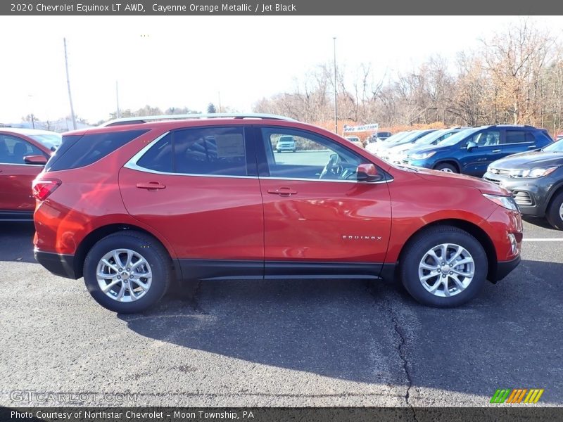 Cayenne Orange Metallic / Jet Black 2020 Chevrolet Equinox LT AWD