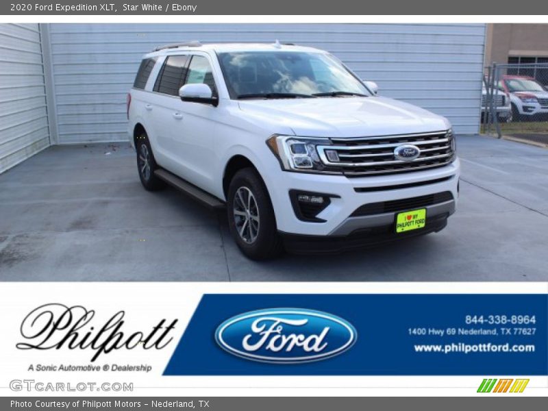 Star White / Ebony 2020 Ford Expedition XLT