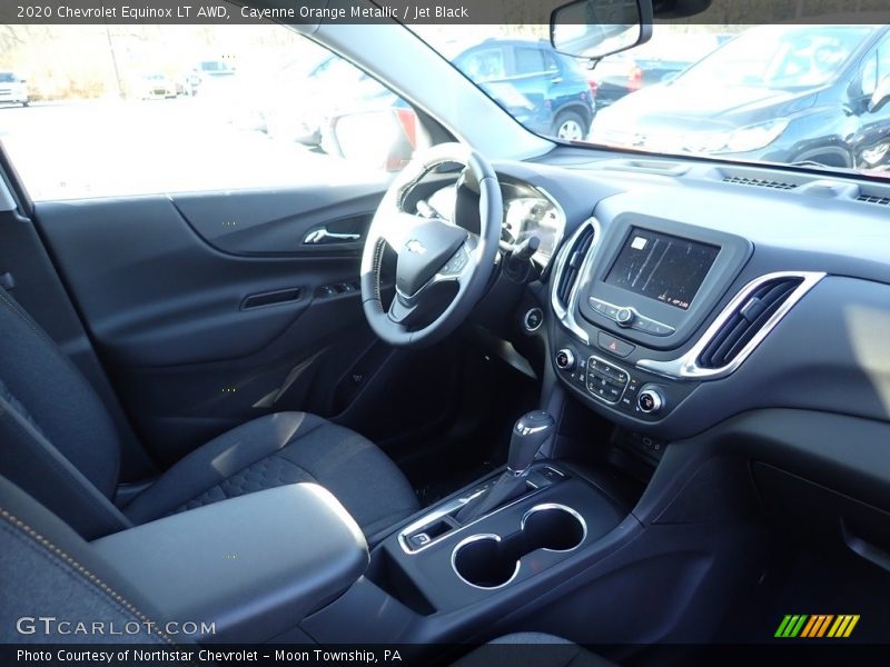 Cayenne Orange Metallic / Jet Black 2020 Chevrolet Equinox LT AWD