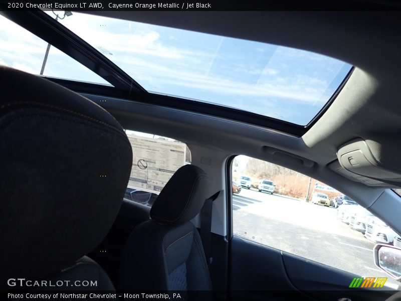 Cayenne Orange Metallic / Jet Black 2020 Chevrolet Equinox LT AWD