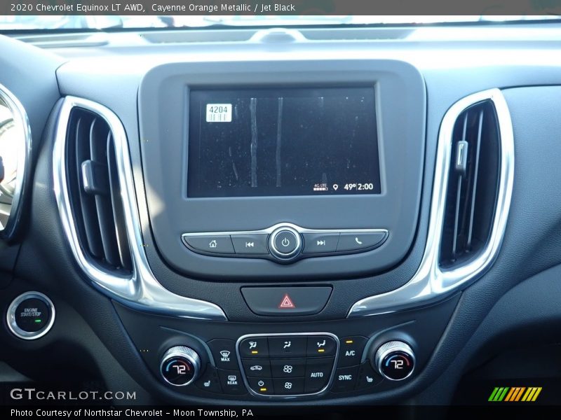 Cayenne Orange Metallic / Jet Black 2020 Chevrolet Equinox LT AWD