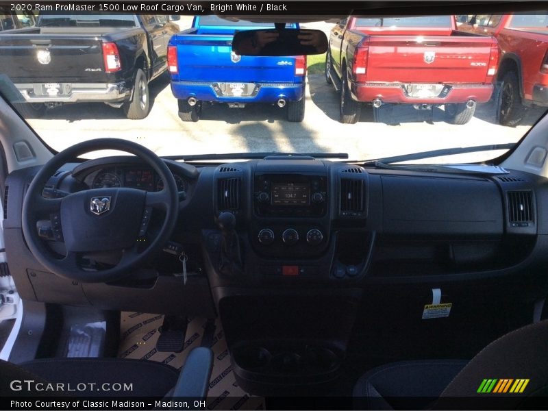 Dashboard of 2020 ProMaster 1500 Low Roof Cargo Van